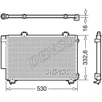 DENSO DCN50060 - Condenseur, climatisation