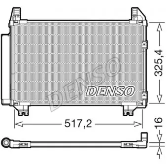 DENSO DCN50101 - Condenseur, climatisation