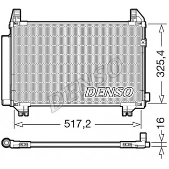 DENSO DCN50107 - Condenseur, climatisation