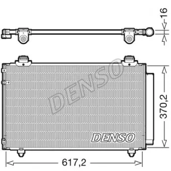DENSO DCN50112 - Condenseur, climatisation
