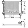 Condenseur, climatisation DENSO [DCN99055]