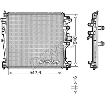 DENSO DRM01004 - Radiateur, refroidissement du moteur