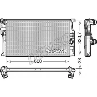 Radiateur, refroidissement du moteur DENSO OEM BSG 15-520-030