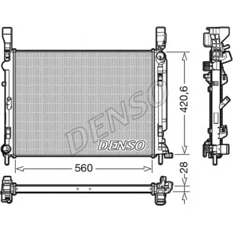 DENSO DRM23036 - Radiateur, refroidissement du moteur