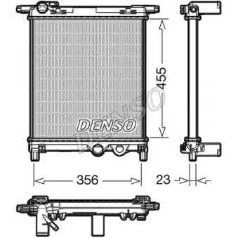 DENSO DRM32036 - Radiateur, refroidissement du moteur