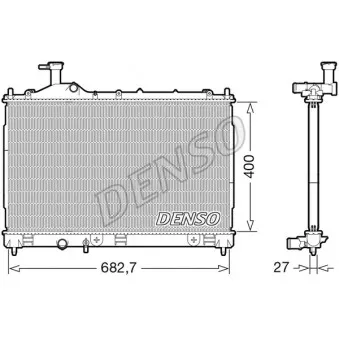 DENSO DRM45042 - Radiateur, refroidissement du moteur