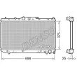 DENSO DRM50114 - Radiateur, refroidissement du moteur