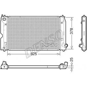 Radiateur, refroidissement du moteur DENSO OEM 164000N030