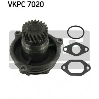 Pompe à eau SKF VKPC 7020 pour IVECO EUROCARGO 260 E 27 KE - 267cv