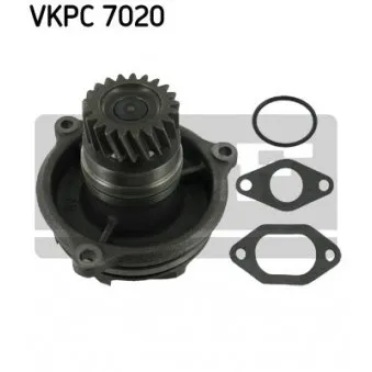 Pompe à eau SKF VKPC 7020 pour IVECO EUROCARGO 150 E 27, 150 E 27 P, 150 E27FP, 150 E 27 R - 267cv