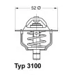WAHLER 3100.88D - Thermostat d'eau