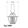 WAHLER 3469.91D - Thermostat d'eau