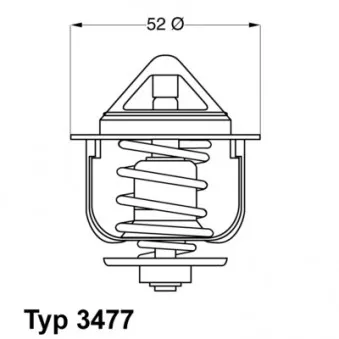 Thermostat d'eau WAHLER OEM J9091654010