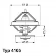 WAHLER 4105.75D - Thermostat d'eau