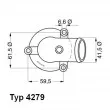 WAHLER 4279.87D - Thermostat d'eau