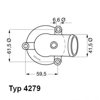 WAHLER 4279.87D - Thermostat d'eau
