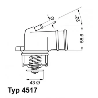 Thermostat d'eau WAHLER 4517.87D