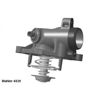 Thermostat d'eau WAHLER 4829.100D pour MERCEDES-BENZ CLASSE E E 500 T 4-matic - 388cv