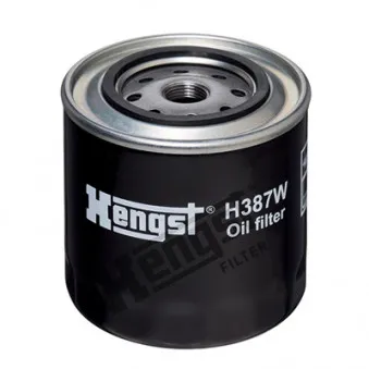 Filtre à huile HENGST FILTER H387W pour CASE IH FARMALL 65A, 75A - 65cv