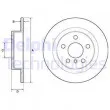 DELPHI BG4812C - Jeu de 2 disques de frein arrière