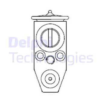 DELPHI CB1016V - Détendeur, climatisation