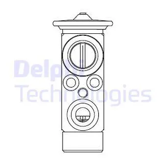DELPHI CB1021V - Détendeur, climatisation