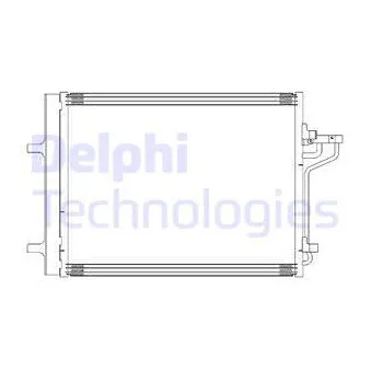 DELPHI CF20311 - Condenseur, climatisation