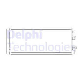 DELPHI CF20381 - Condenseur, climatisation