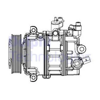 Compresseur, climatisation DELPHI CS20529