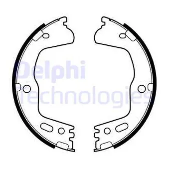 Jeu de mâchoires de frein, frein de stationnement DELPHI OEM 58305J5A05
