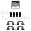 DELPHI LX0650 - Kit d'accessoires, plaquette de frein à disque