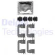 DELPHI LX0663 - Kit d'accessoires, plaquette de frein à disque