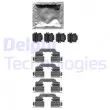 DELPHI LX0665 - Kit d'accessoires, plaquette de frein à disque