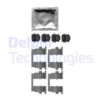 Kit d'accessoires, plaquette de frein à disque DELPHI OEM D43519A