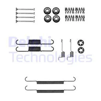 DELPHI LY1418 - Kit d'accessoires, mâchoires de frein de stationnement