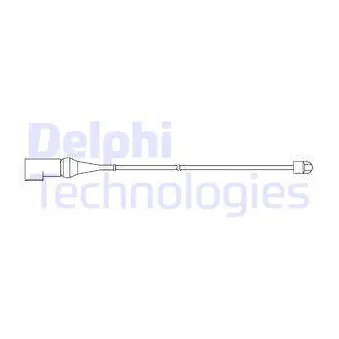 DELPHI LZ0279 - Contact d'avertissement, usure des plaquettes de frein