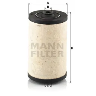 Filtre à carburant MANN-FILTER BFU 811 pour STEYR 1290-Serie 1290,320 - 320cv
