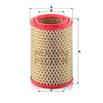 Filtre à air MANN-FILTER C 1134/1 pour SKODA RAPID 1.2 - 58cv