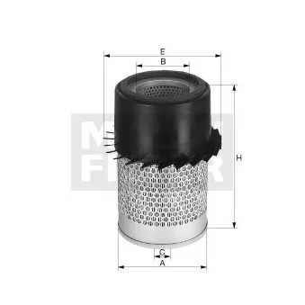 Filtre à air MANN-FILTER OEM 6001817300