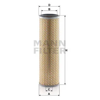 Filtre à air secondaire MANN-FILTER C 16 167 pour MAN TGA FL 10H/360 - 360cv