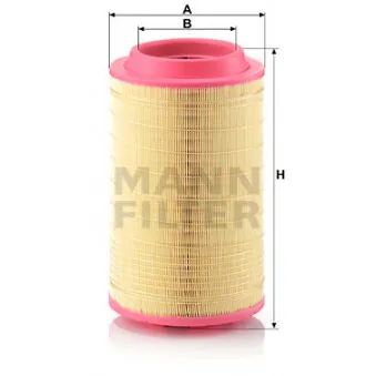 Filtre à air MANN-FILTER C 22 526/1 pour MERCEDES-BENZ UNIMOG U 20 - 150cv