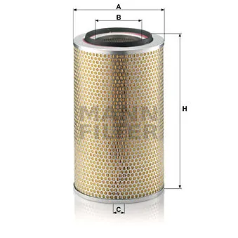 Filtre à air MANN-FILTER C 23 440/3 pour MERCEDES-BENZ UNIMOG U 1550L - 204cv