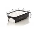 MANN-FILTER C 25 016 - Filtre à air