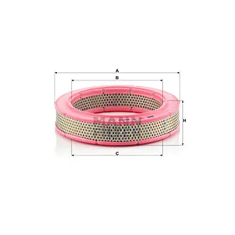 Filtre à air MANN-FILTER C 2649 pour BMW Série 5 518 - 90cv
