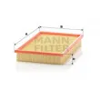 MANN-FILTER C 2999 - Filtre à air
