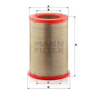 Filtre à air MANN-FILTER C 30 1359 pour SCANIA 4 - series 114 G/330 - 311cv