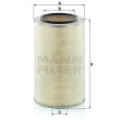 Filtre à air MANN-FILTER [C 31 009 x]