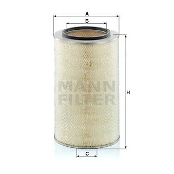 Filtre à air MANN-FILTER OEM 3I0285