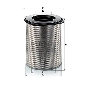 Filtre à air MANN-FILTER C 32 1500 pour SCANIA K - series FH 12/420 - 420cv