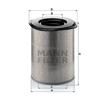 Filtre à air MANN-FILTER C 32 1500 pour VOLVO FH12 FH 12/380 - 379cv